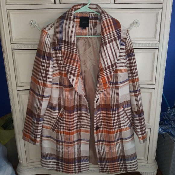 Forever 21 Jackets & Blazers - Fall Plaid Pea Coat